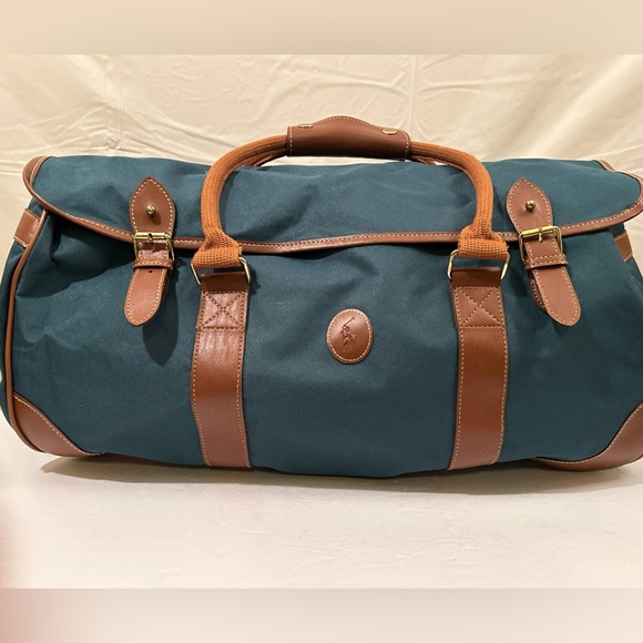 Ralph Lauren Bags Ralph Lauren Vintage Fragrance Canvas Leather